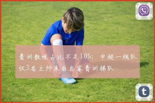 青训教练占比不足10%:中超一线队仅3名主帅来自自家青训梯队
