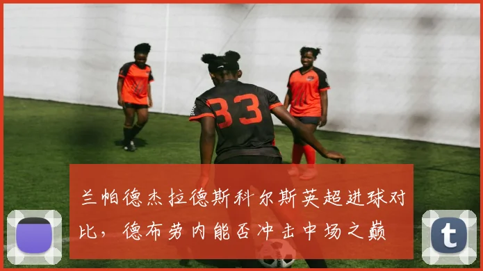 兰帕德杰拉德斯科尔斯英超进球对比,德布劳内能否冲击中场之巅